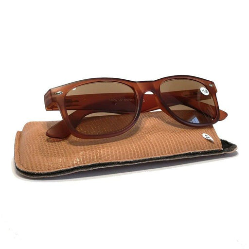 Leeszonnebril Wayfarer Roodbruin Bruin Bruin