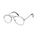Grote Piloten Leesbril Metaal Gunmetal Gunmetal