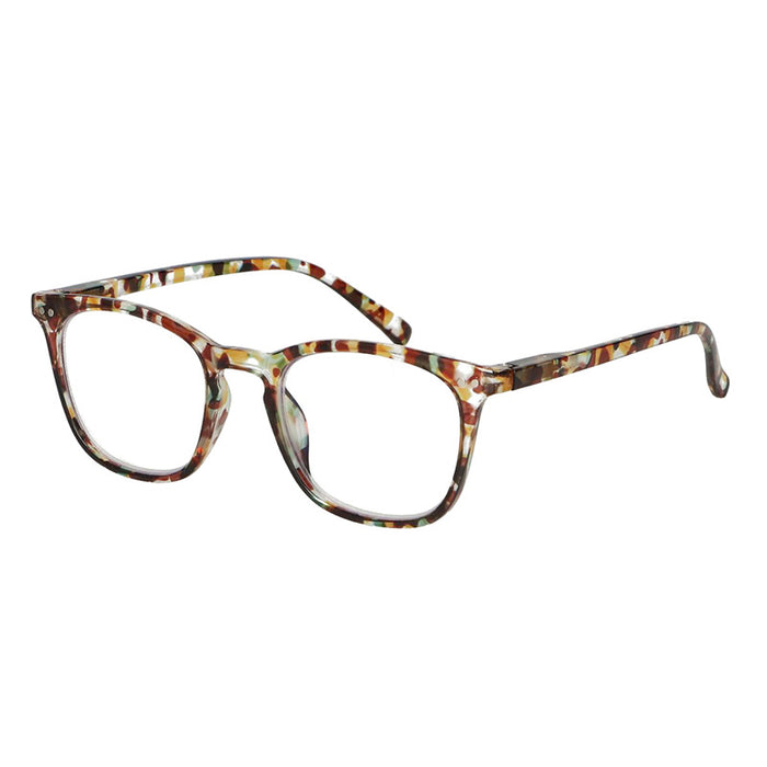 Transparant Havana dames leesbril