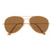 Bi-focale zonnebril Aviator Goud Goud