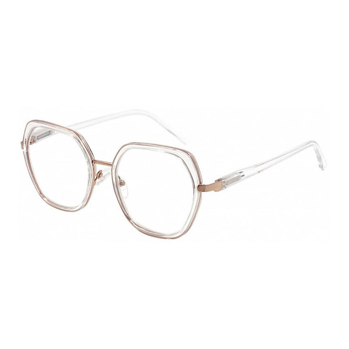 Grote dames leesbril HIP Transparant/Wit Transparant/Wit