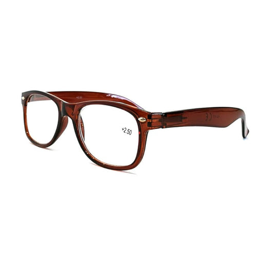 Leesbril Wayfarer Caramelbruin Bruin Bruin