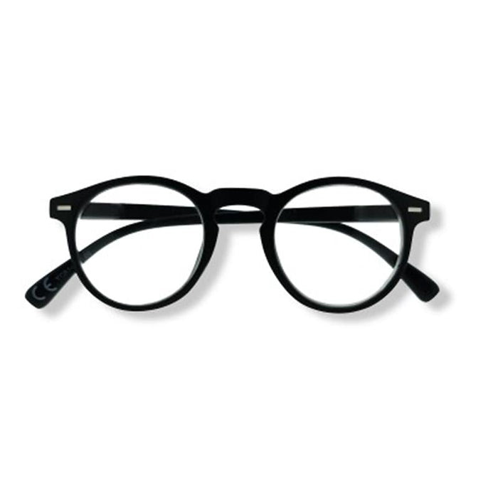 Panto leesbril Malton Zwart Zwart