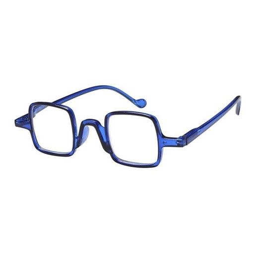 Vierkante leesbril blauw Blauw Blauw